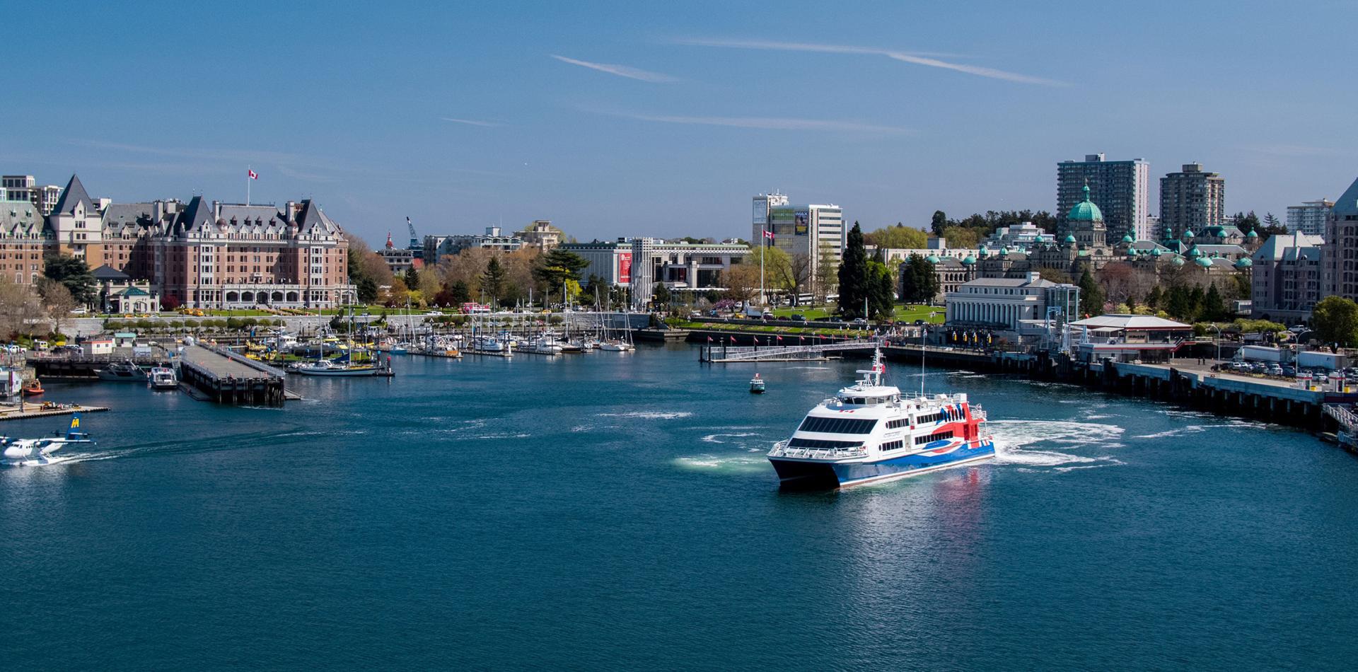 ferry in water