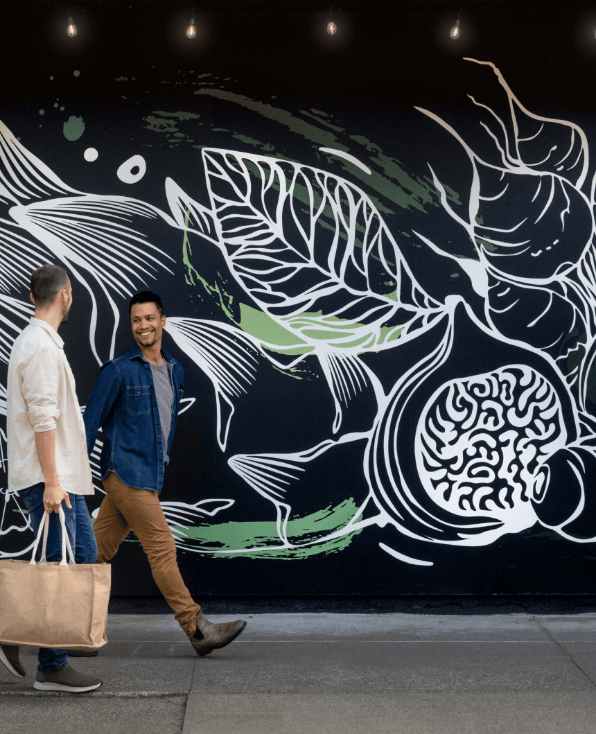 explores Cook Street Village