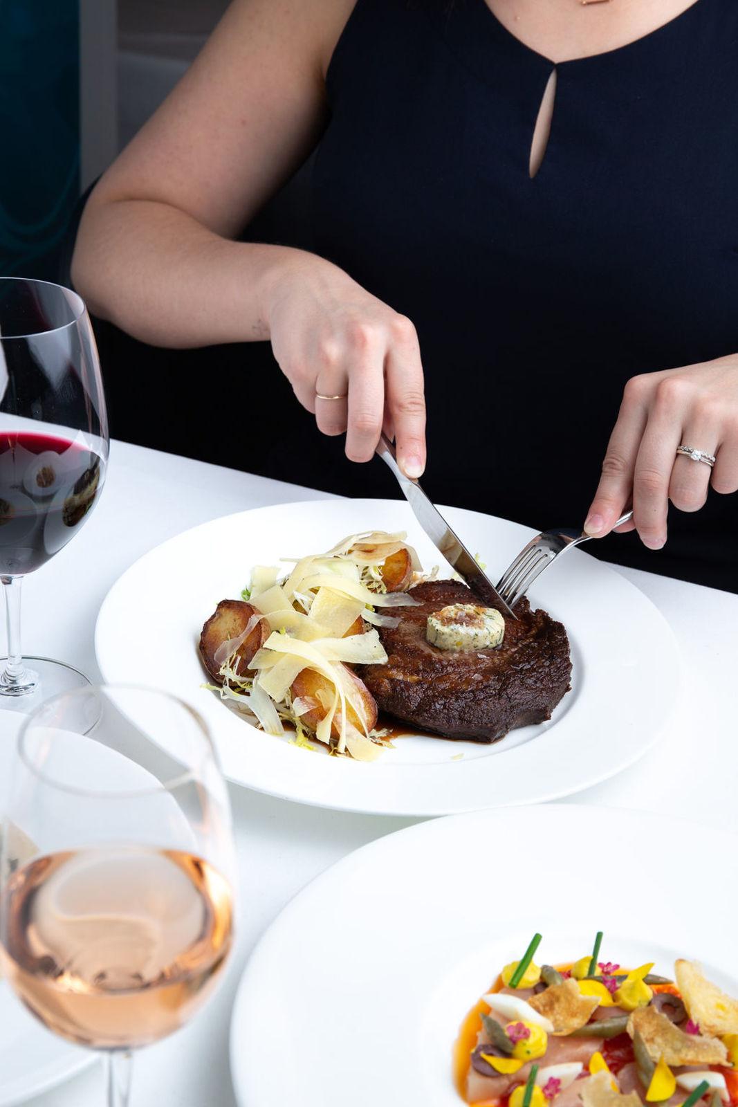 Ribeye and Tuna Nicoise Salad