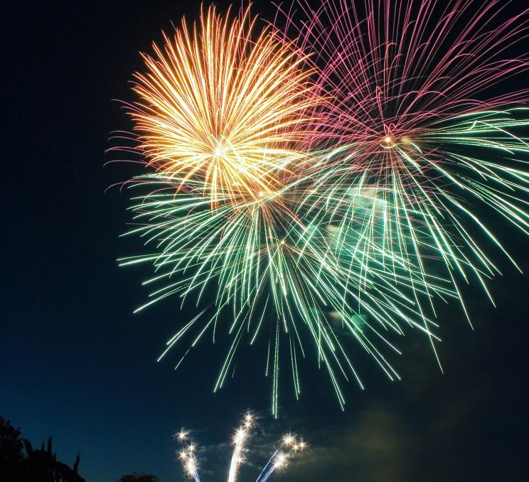 Canada Day fireworks from Waterview