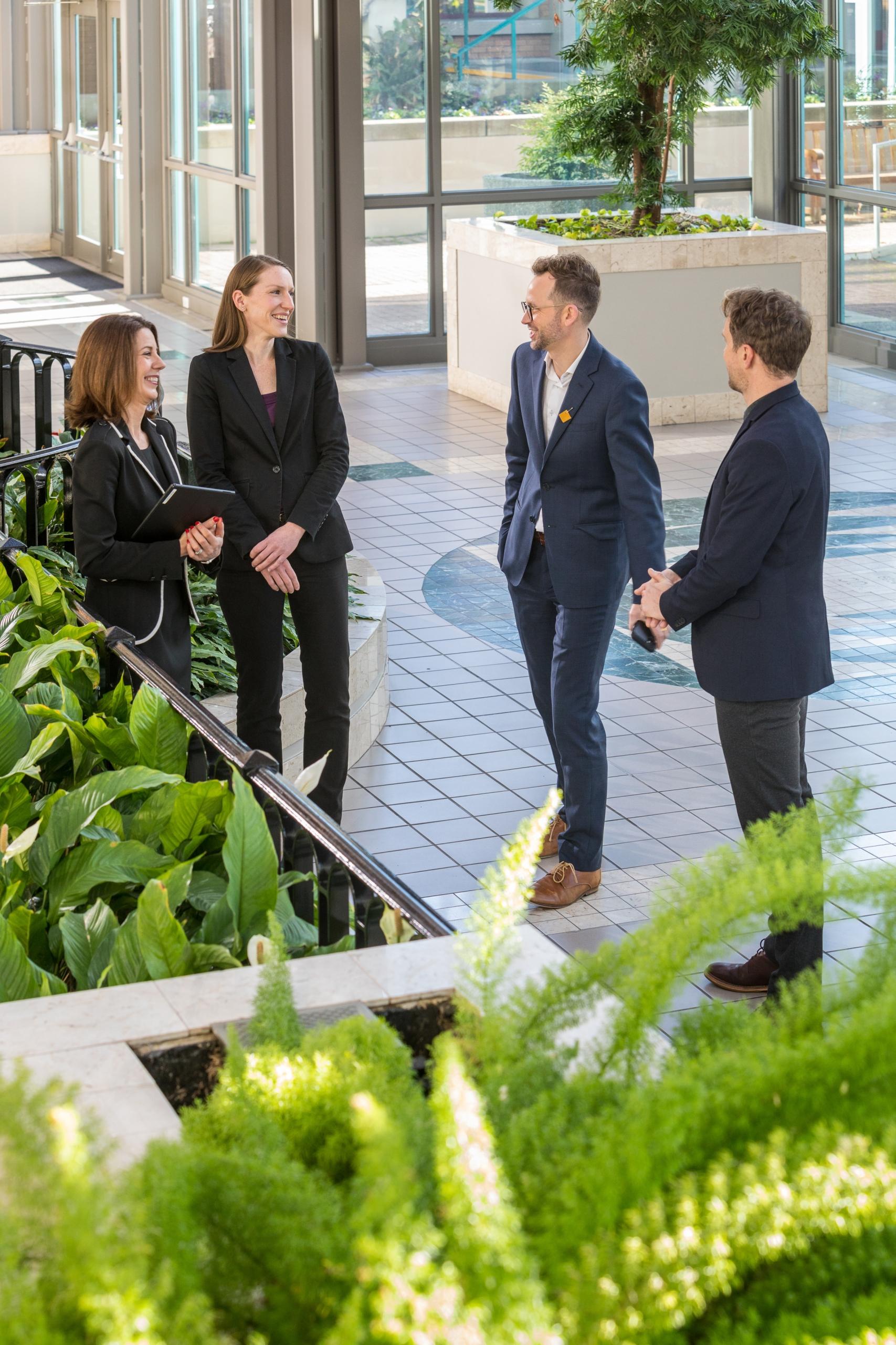 Conference Team Talking at VCC